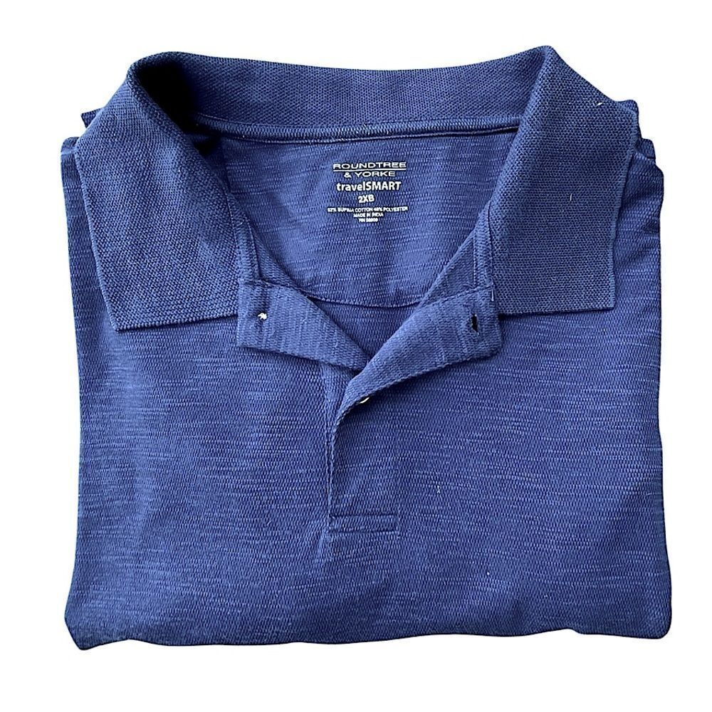 Roundtree & Yorke travelSMART Supima Cotton Polo Shirt – Men’s 2XB